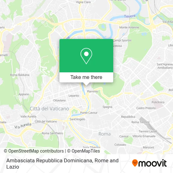 Dominican Republic Embassy map