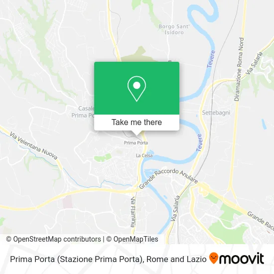 Prima Porta (Prima Porta Station) map