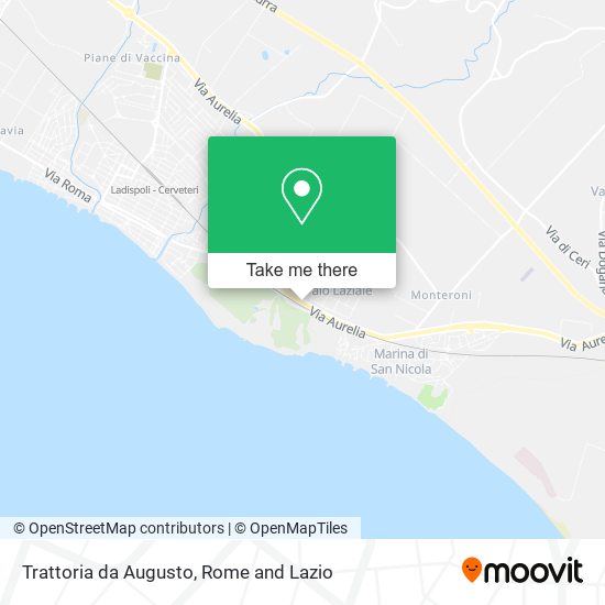 Trattoria da Augusto map