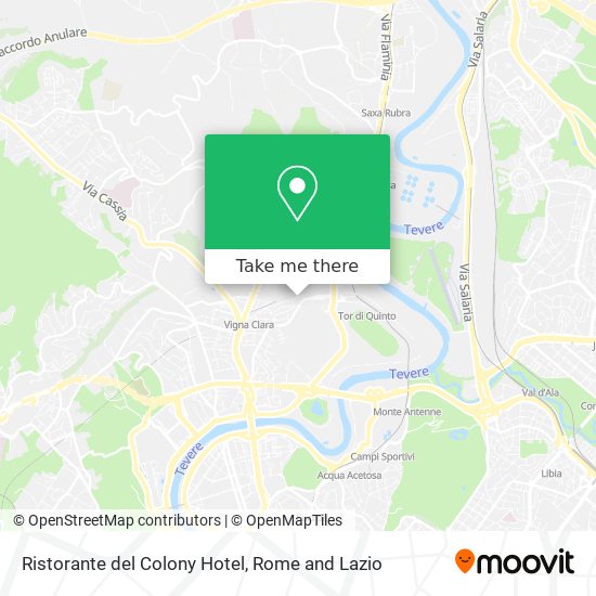 Ristorante del Colony Hotel map
