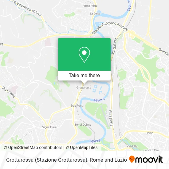 Grottarossa (Grottarossa Station) map