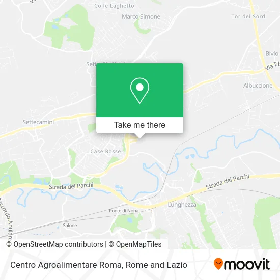 Rome Agri-Food Center map
