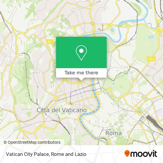 Vatican City Palace map