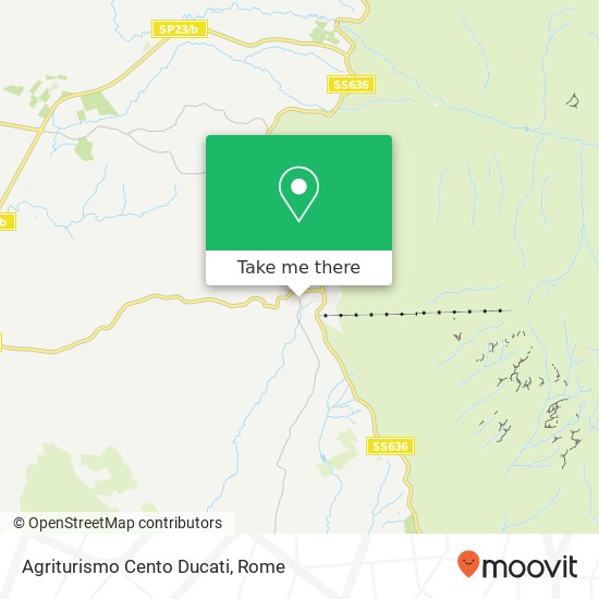 Agriturismo Cento Ducati map