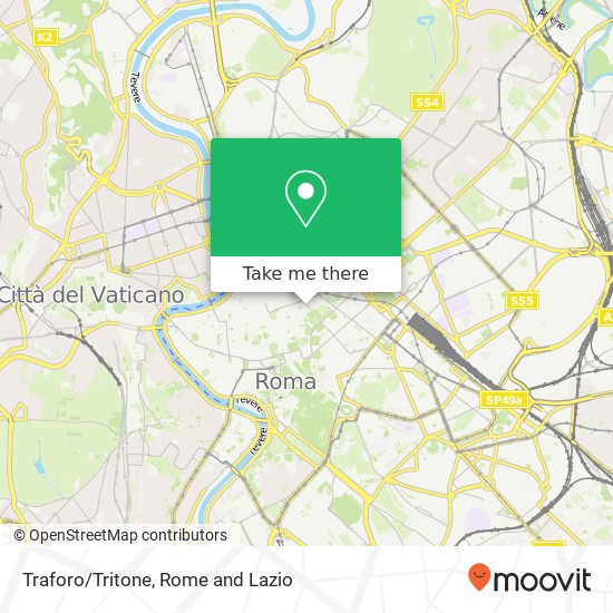 Traforo/Tritone map