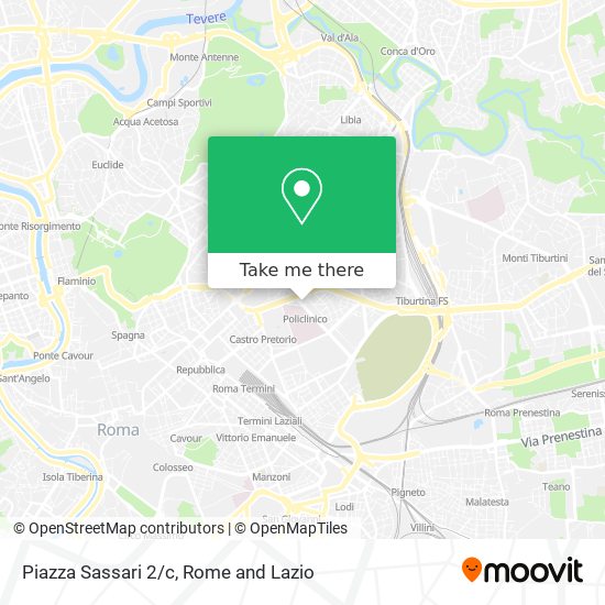 Piazza Sassari 2/c map