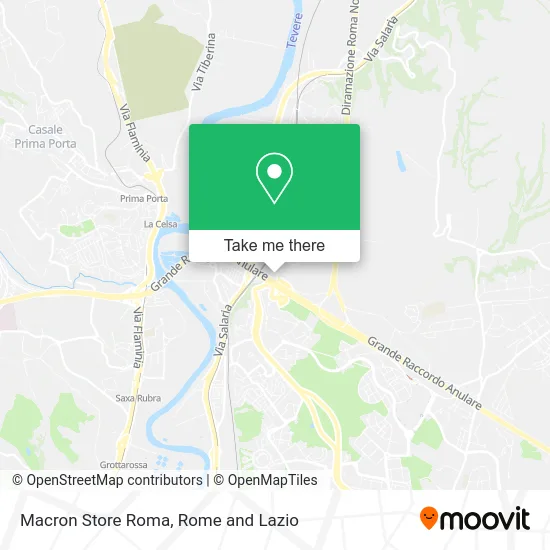Macron Store Rome map