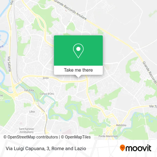 Luigi Capuana Street, 3 map