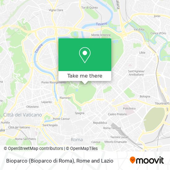 Bioparco (Bioparco di Roma) map
