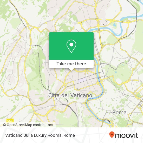 Vaticano Julia Luxury Rooms map