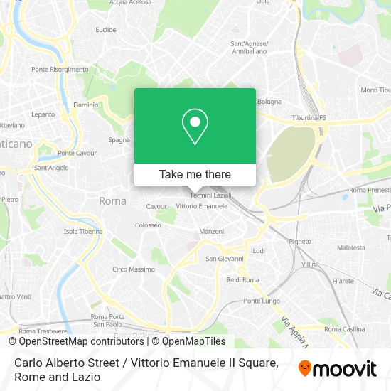 Carlo Alberto Street / Vittorio Emanuele II Square map
