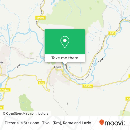 Pizzeria la Stazione - Tivoli (Rm) map