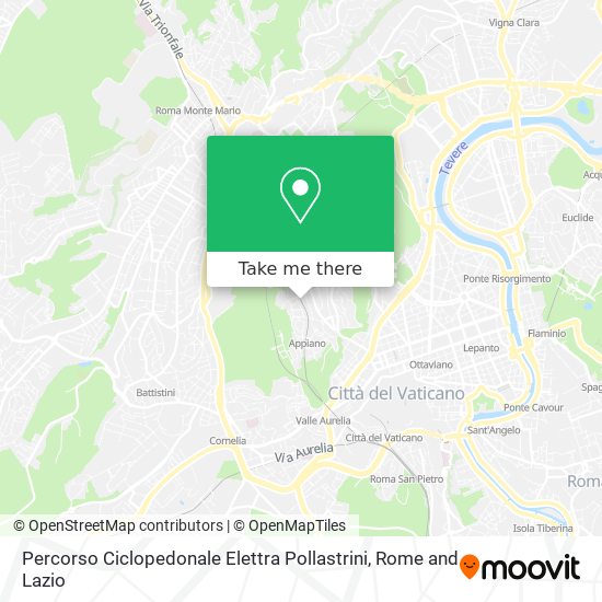 Percorso Ciclopedonale Elettra Pollastrini map