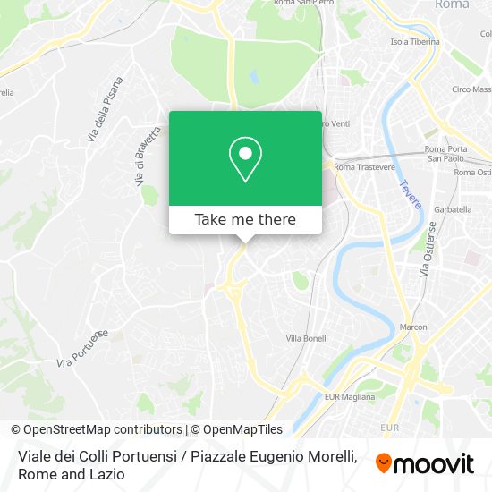 Viale dei Colli Portuensi / Piazzale Eugenio Morelli map
