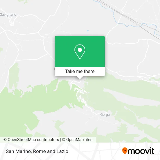 San Marino map