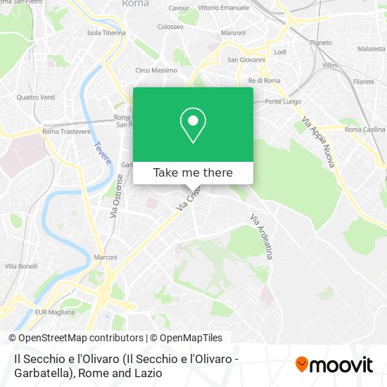 Il Secchio e l'Olivaro map