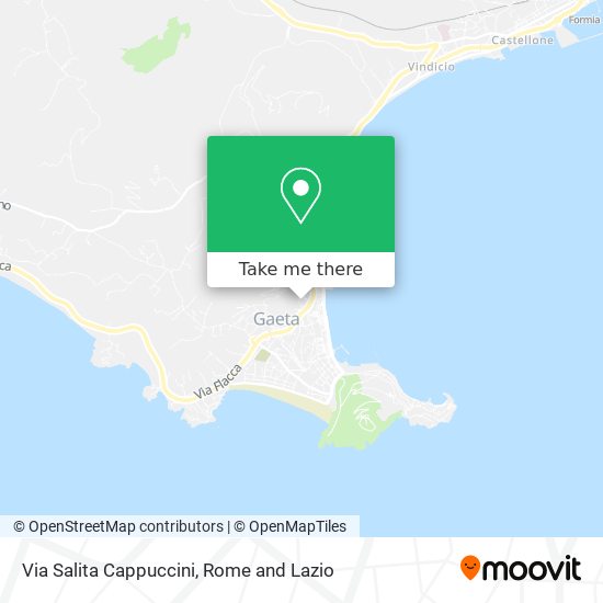 Via Salita Cappuccini map