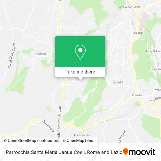 Parrocchia Santa Maria Janua Coeli map