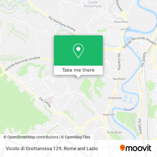 Vicolo di Grottarossa 129 map