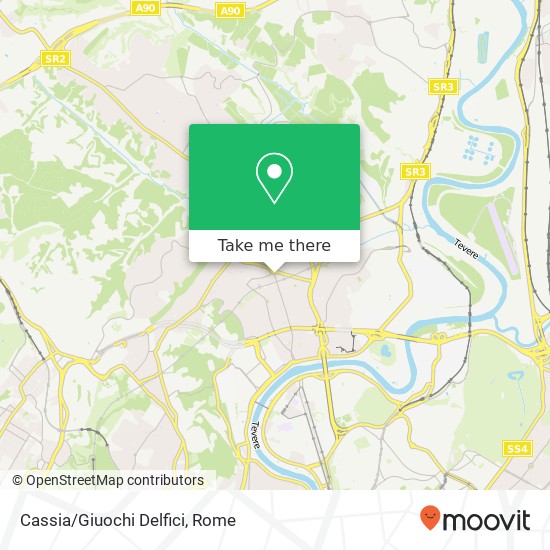 Cassia/Giuochi Delfici map