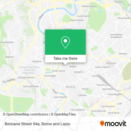 Belsiana Street 94a map
