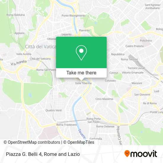 Piazza G. Belli 4 map