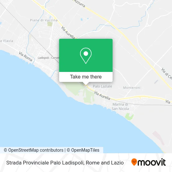 Strada Provinciale Palo Ladispoli map