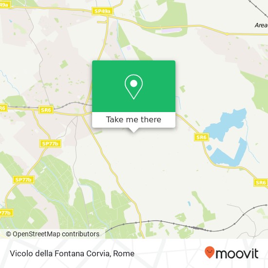 Vicolo della Fontana Corvia map