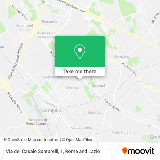 Via del Casale Santarelli, 1 map