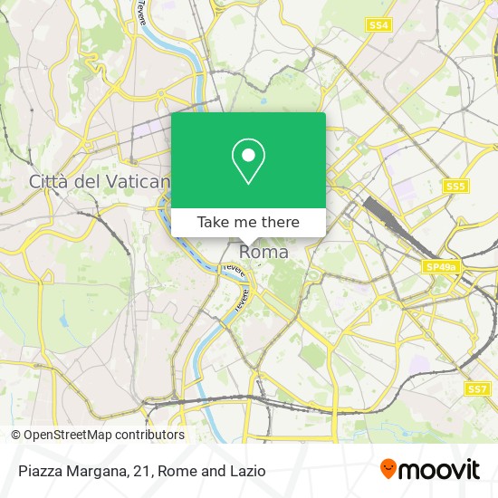 Piazza Margana, 21 map