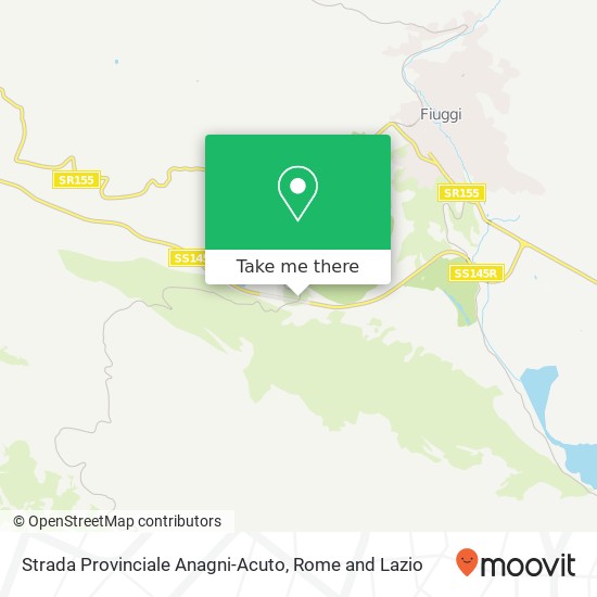 Strada Provinciale Anagni-Acuto map