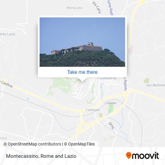Montecassino map