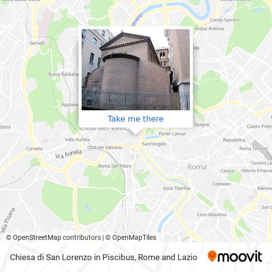 Chiesa di San Lorenzo in Piscibus map