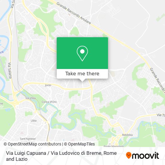 Via Luigi Capuana / Via Ludovico di Breme map