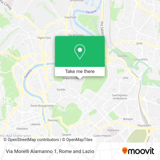 Morelli Alamanno Street 1 map