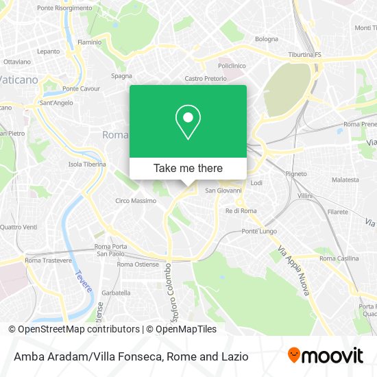 Amba Aradam/Villa Fonseca map