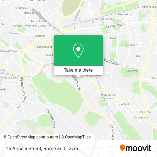 16 Ariccia Street map