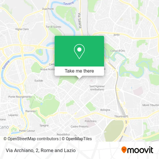 Archiano Street, 2 map