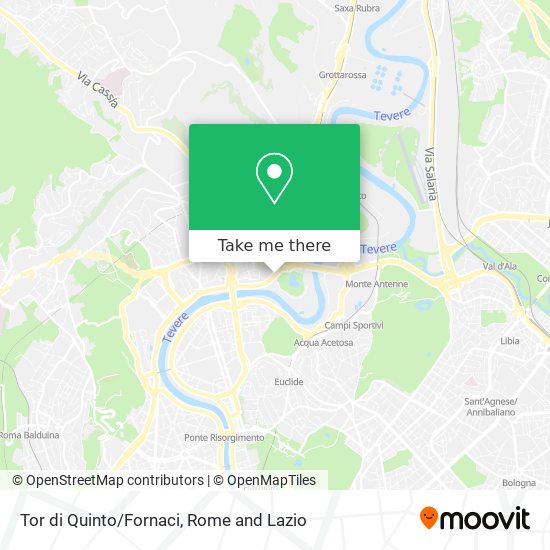 Tor di Quinto/Fornaci map