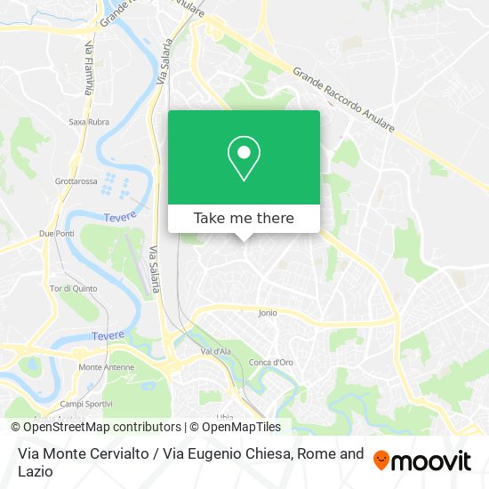 Via Monte Cervialto / Via Eugenio Chiesa map