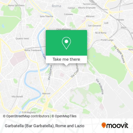 Garbatella (Bar Garbatella) map