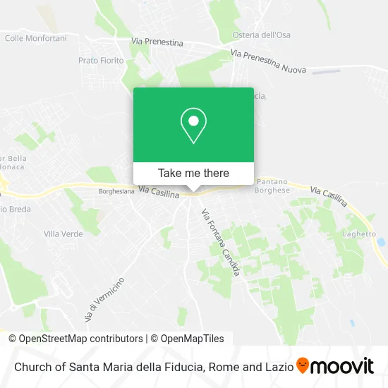 Church of Santa Maria della Fiducia map