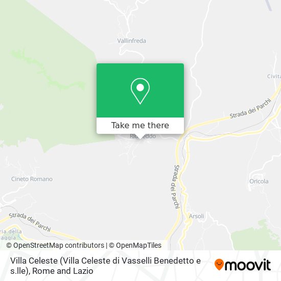 Villa Celeste (Villa Celeste di Vasselli Benedetto e s.lle) map