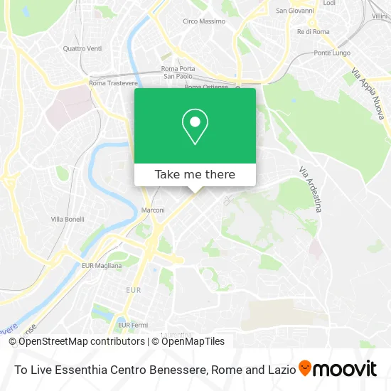 To Live Essenthia Centro Benessere map