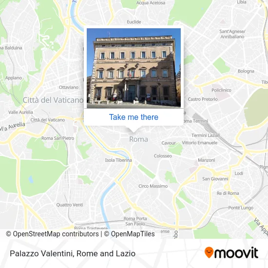 Valentini Palace map