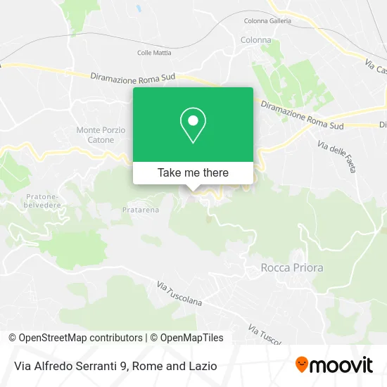 Alfredo Serranti Street 9 map