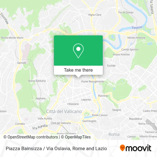 Bainsizza Square / Oslavia Street map