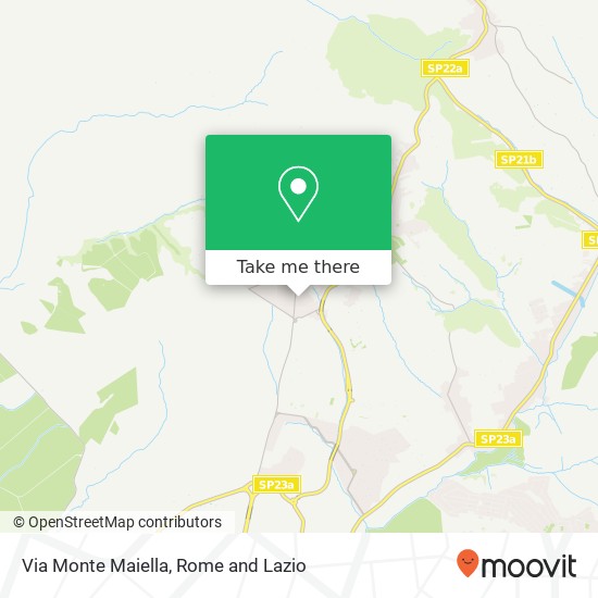 Via Monte Maiella map