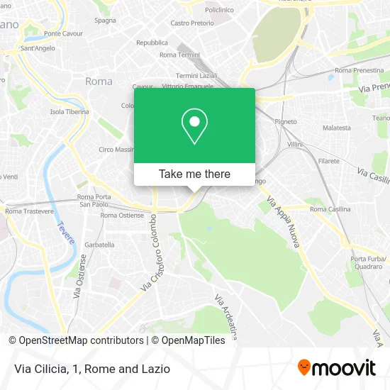 Cilicia Street, 1 map