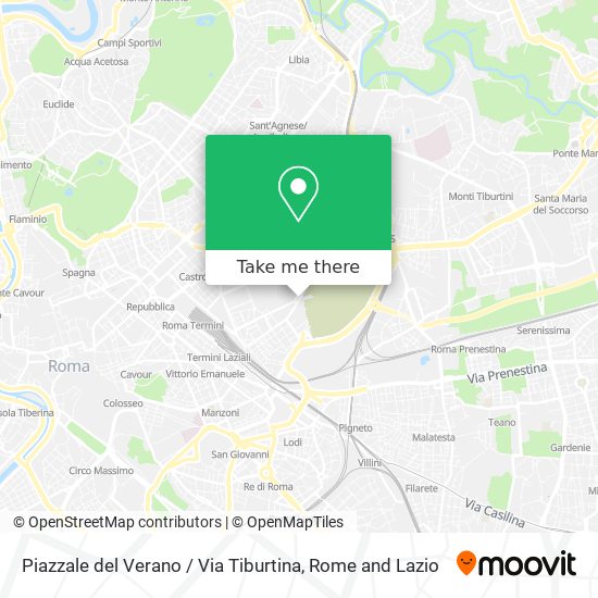 Piazzale del Verano / Via Tiburtina map